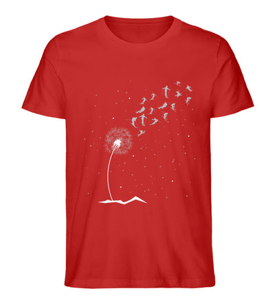 Ski Pusteblume - Herren Organic T-Shirt ski Rot