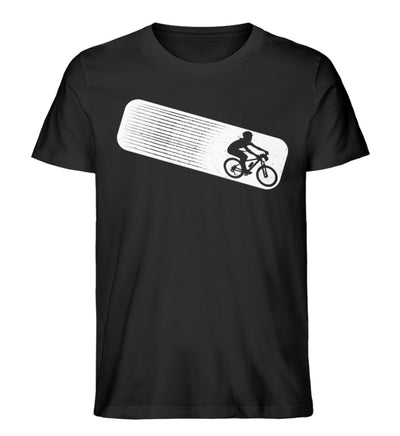 Vintage Radfahrer - Herren Organic T-Shirt fahrrad mountainbike Schwarz