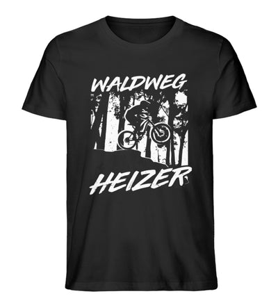 Waldweg Heizer - (F.W) - Herren Premium Organic T-Shirt fahrrad wandern Schwarz