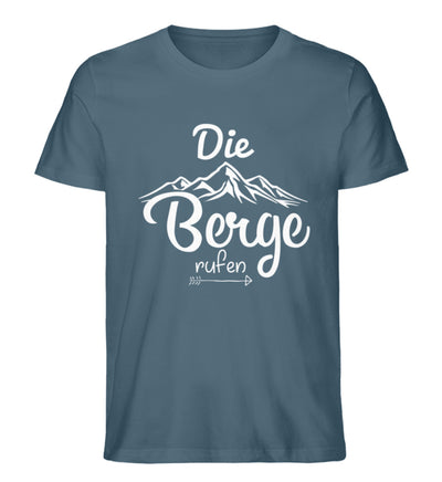 Berge rufen - Herren Premium Organic T-Shirt berge wandern Stargazer