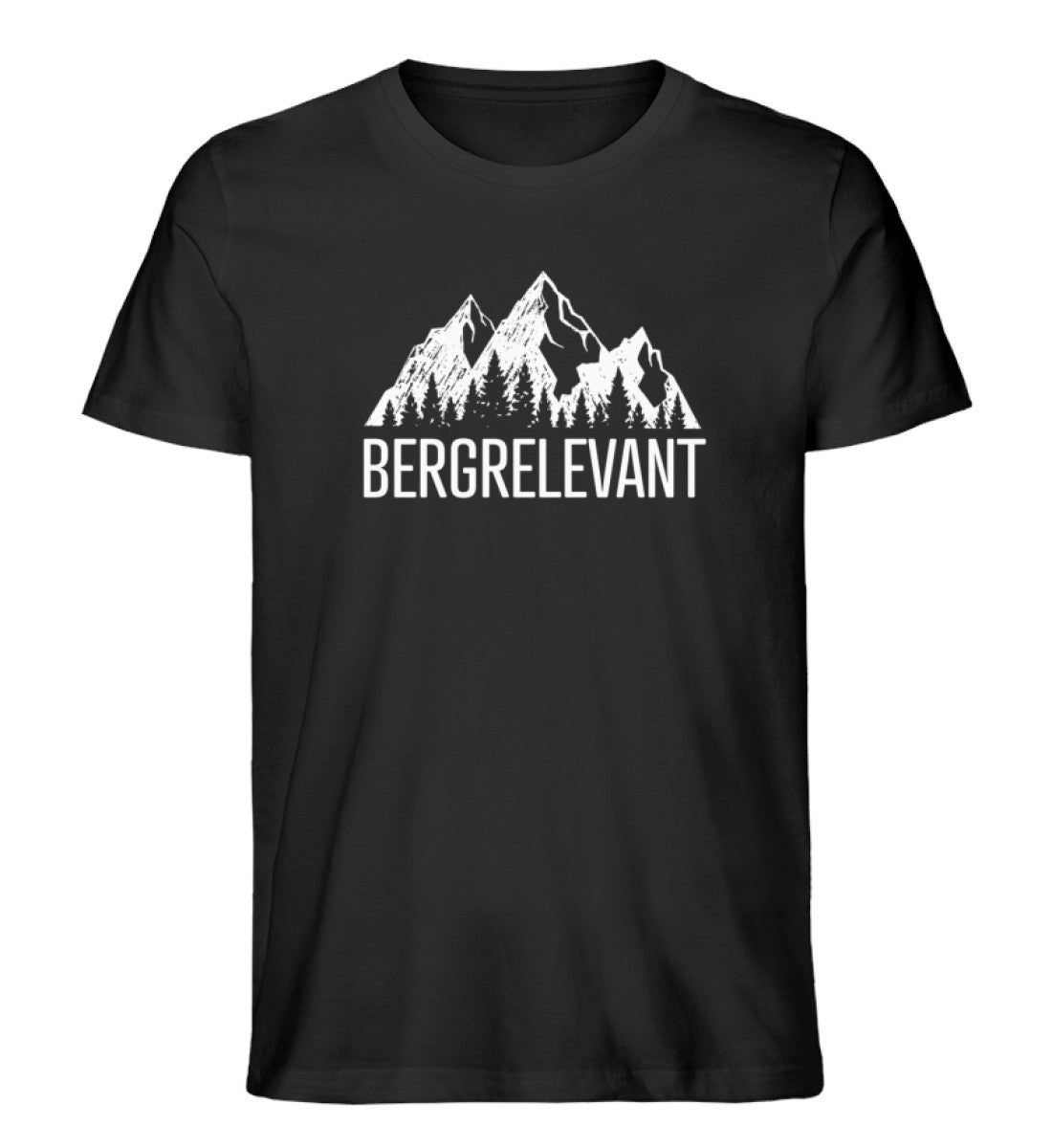 Bergrelevant - Herren Organic T-Shirt berge Schwarz