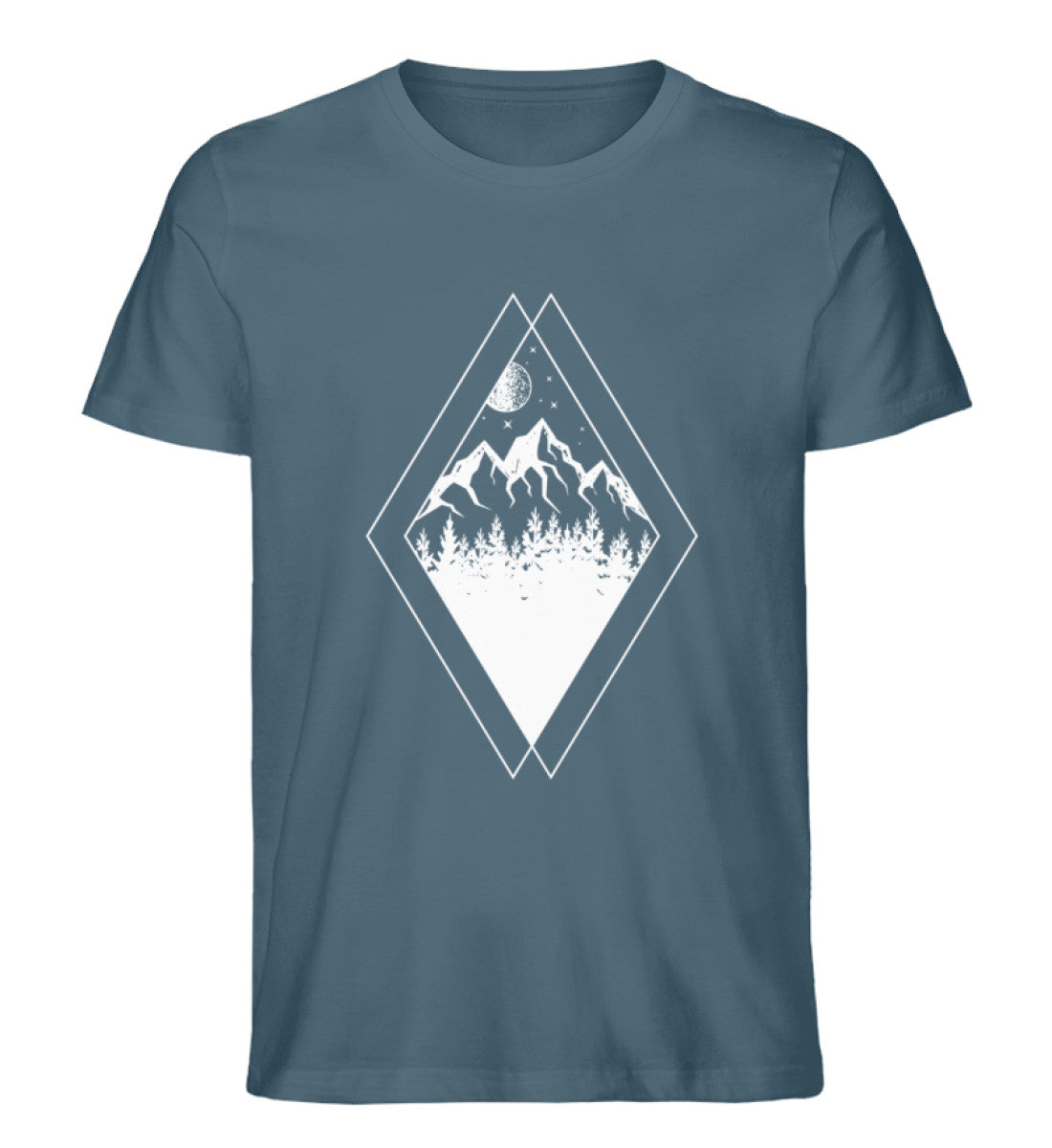 Gebirge - Geometrisch - Herren Premium Organic T-Shirt berge Stargazer