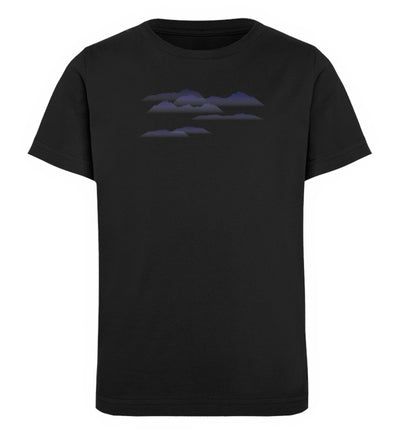 Blaue Berge - Kinder Premium Organic T-Shirt berge Schwarz