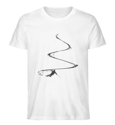 Skibrettln - Herren Organic T-Shirt ' ski Weiß