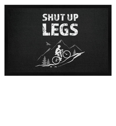 Shut up Legs - Fußmatte mit Gummirand mountainbike Schwarz