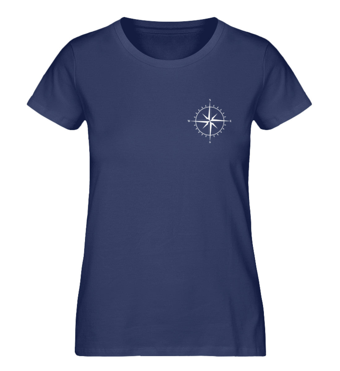 World Traveler - Damen Organic T-Shirt camping wandern Navyblau