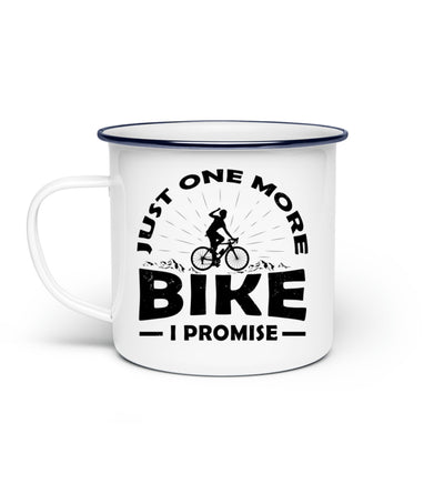 Just one more bike, i promise - Emaille Tasse fahrrad Default Title