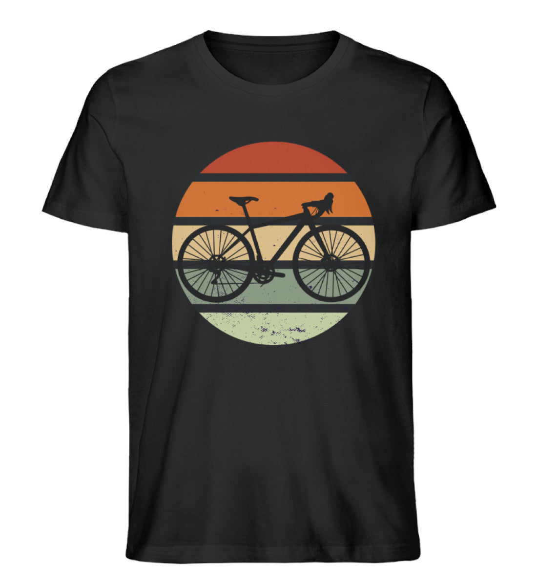 Fahrrad Vintage - Herren Organic T-Shirt fahrrad Schwarz