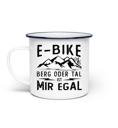 E-Bike - Berg oder Tal ist mir egal - Emaille Tasse e-bike Default Title