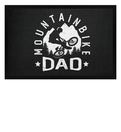 Mountainbike Dad - Fußmatte mit Gummirand mountainbike Schwarz
