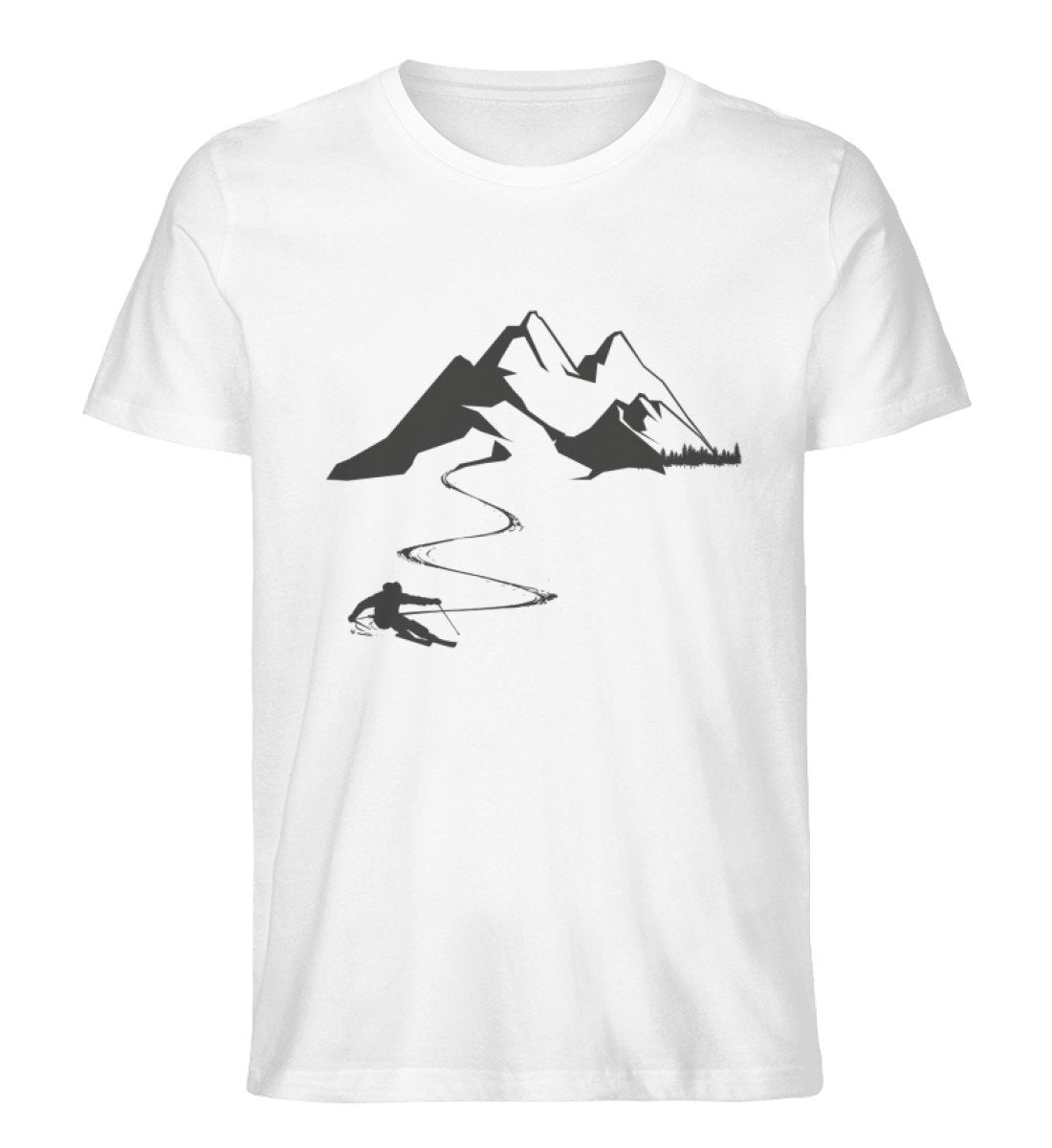Skisüchtig - Herren Organic T-Shirt ' ski Weiß