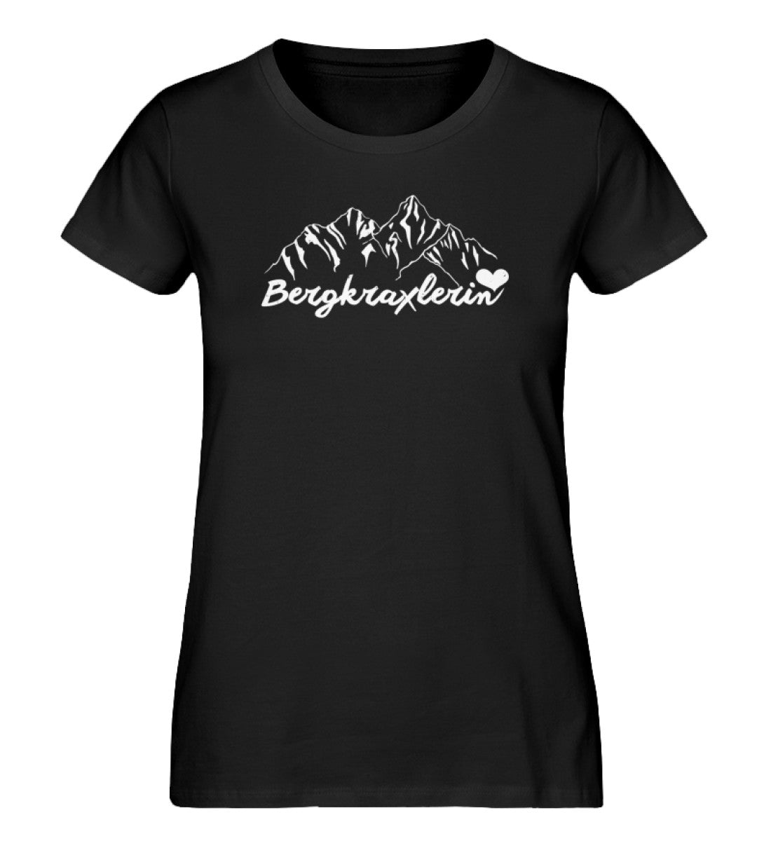 Bergkraxlerin - Damen Premium Organic T-Shirt berge wandern Schwarz