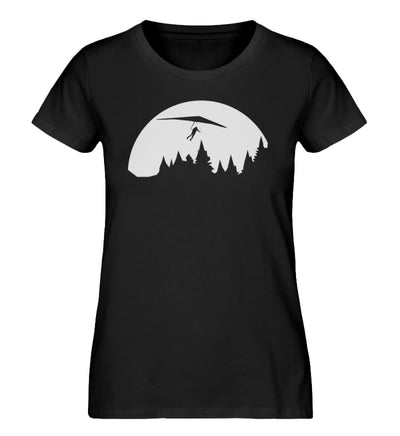 Hängegleiter - Damen Organic T-Shirt berge Schwarz
