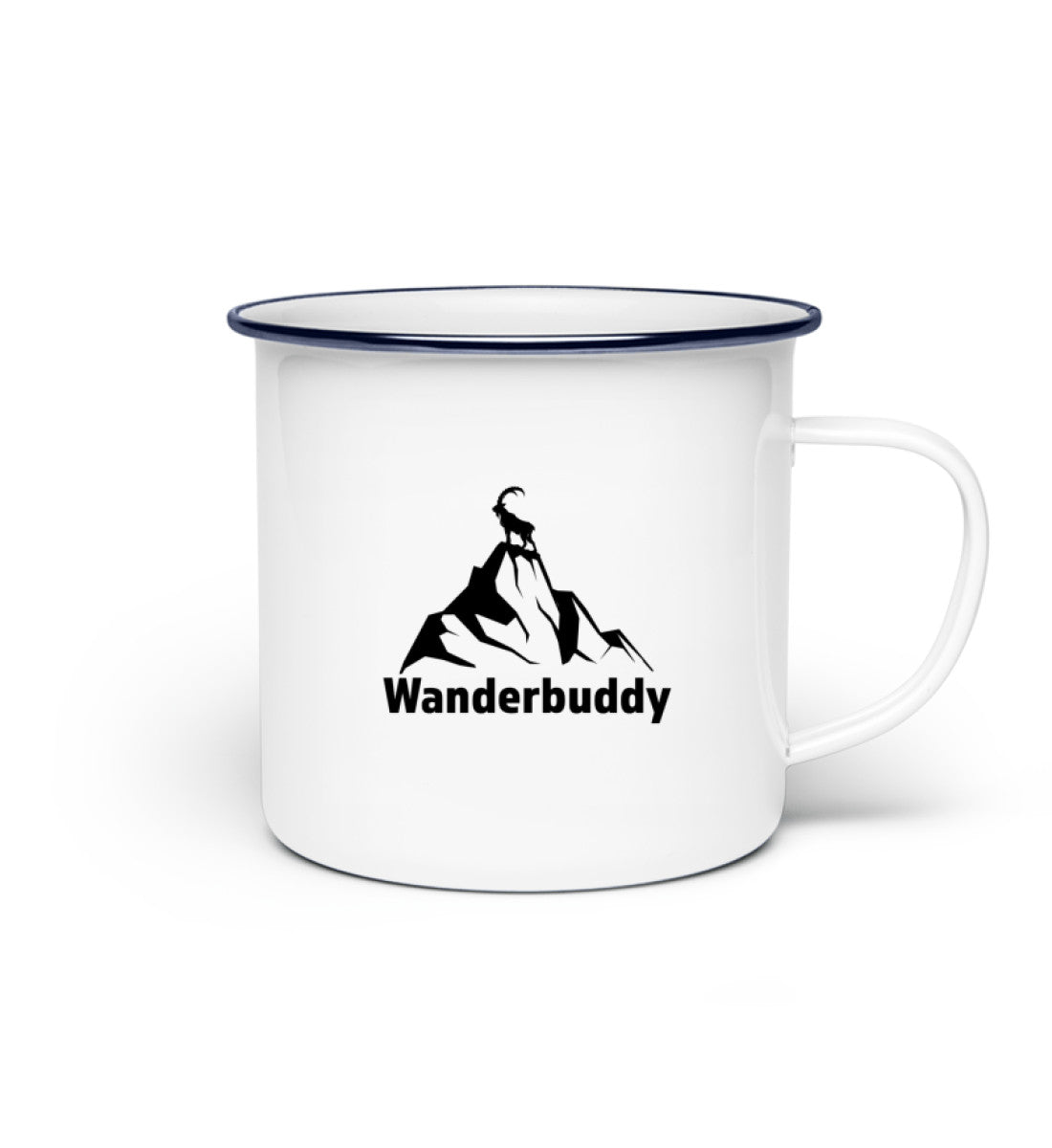 Wanderbuddy - Emaille Tasse wandern