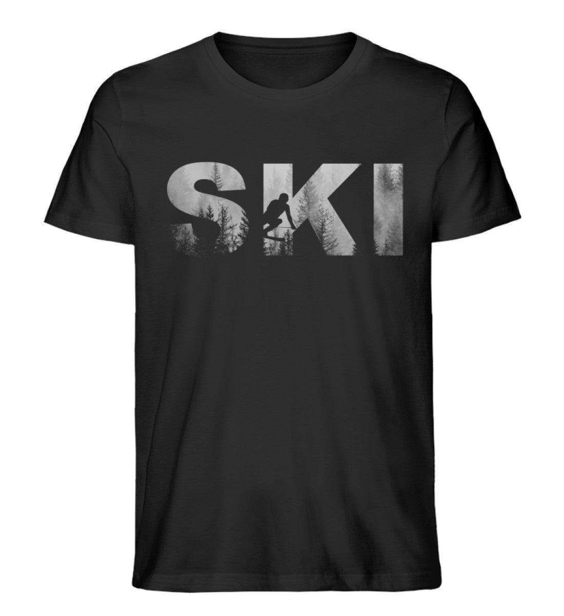 Ski - Herren Organic T-Shirt ski Schwarz