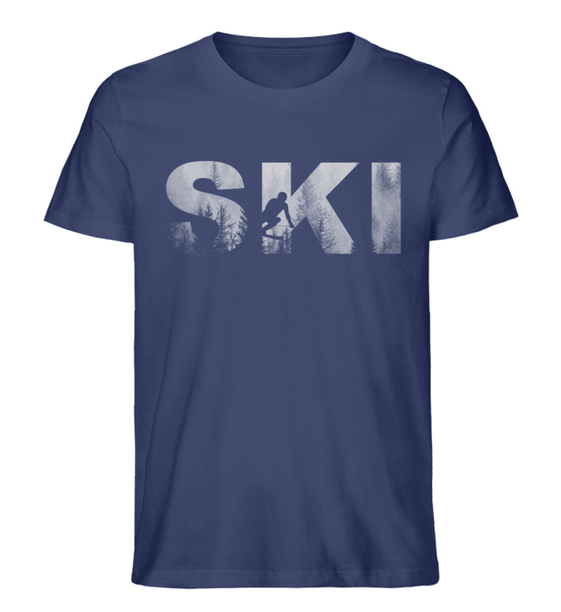 Ski - Herren Organic T-Shirt ski Navyblau