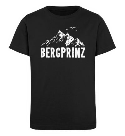 Bergprinz - Kinder Premium Organic T-Shirt berge Schwarz