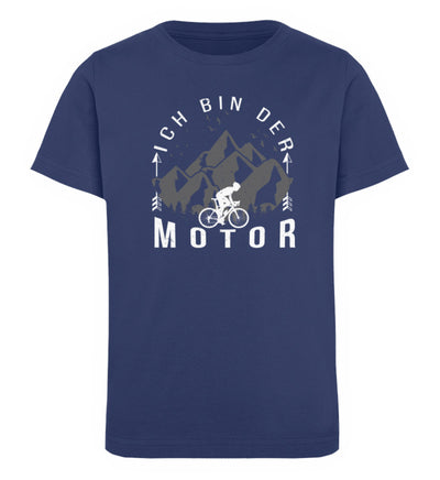 Ich Bin Der Motor - Kinder Premium Organic T-Shirt fahrrad mountainbike Navyblau