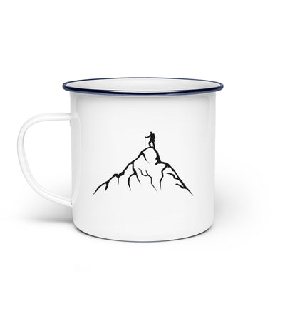 Gipfelsteiger - Emaille Tasse berge klettern wandern