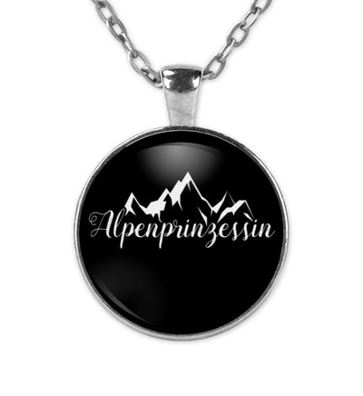 Alpenprinzessin - Halskette mit Anhänger berge Silber