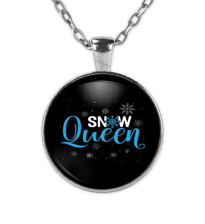Snow Queen - (S.K) - Halskette mit Anhänger klettern Silber
