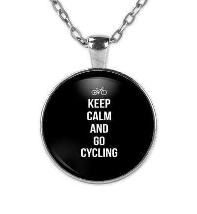 Keep it Simple - Halskette mit Anhänger fahrrad Silber