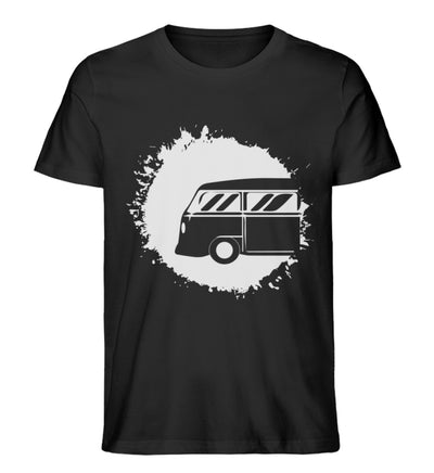 Camping Abstrakt - Herren Organic T-Shirt camping Schwarz