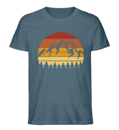 Berge Vintage - Herren Premium Organic T-Shirt berge Stargazer
