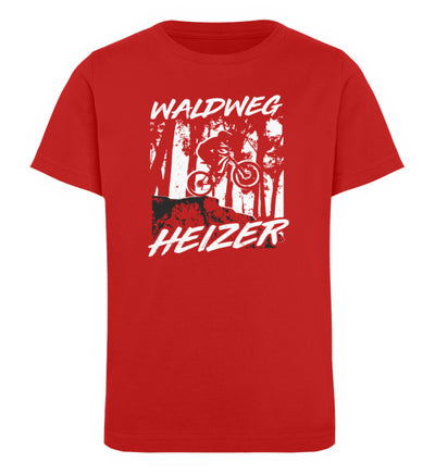 Waldweg Heizer - (F.W) - Kinder Premium Organic T-Shirt fahrrad wandern Rot