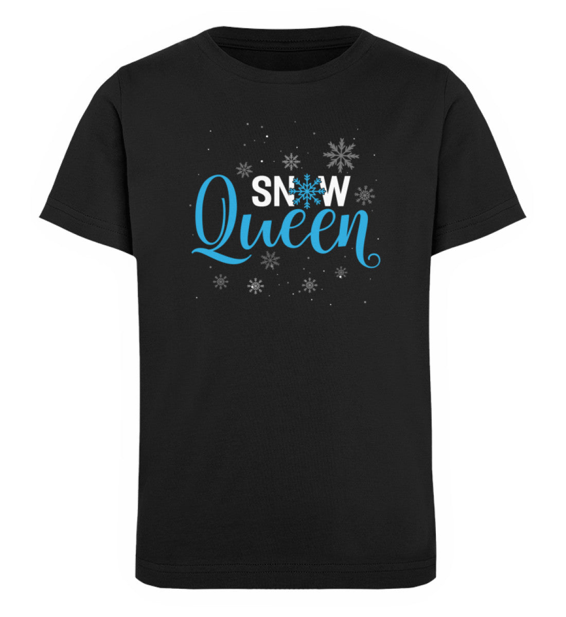 Snow Queen - Kinder Premium Organic T-Shirt Schwarz