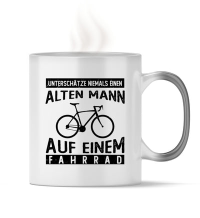 mountainbike tasse Alter Mann auf einem Fahrrad - Zauber Tasse