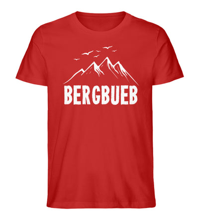 Bergbueb - Herren Organic T-Shirt berge Rot