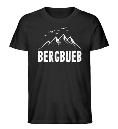 Bergbueb - Herren Organic T-Shirt berge Schwarz