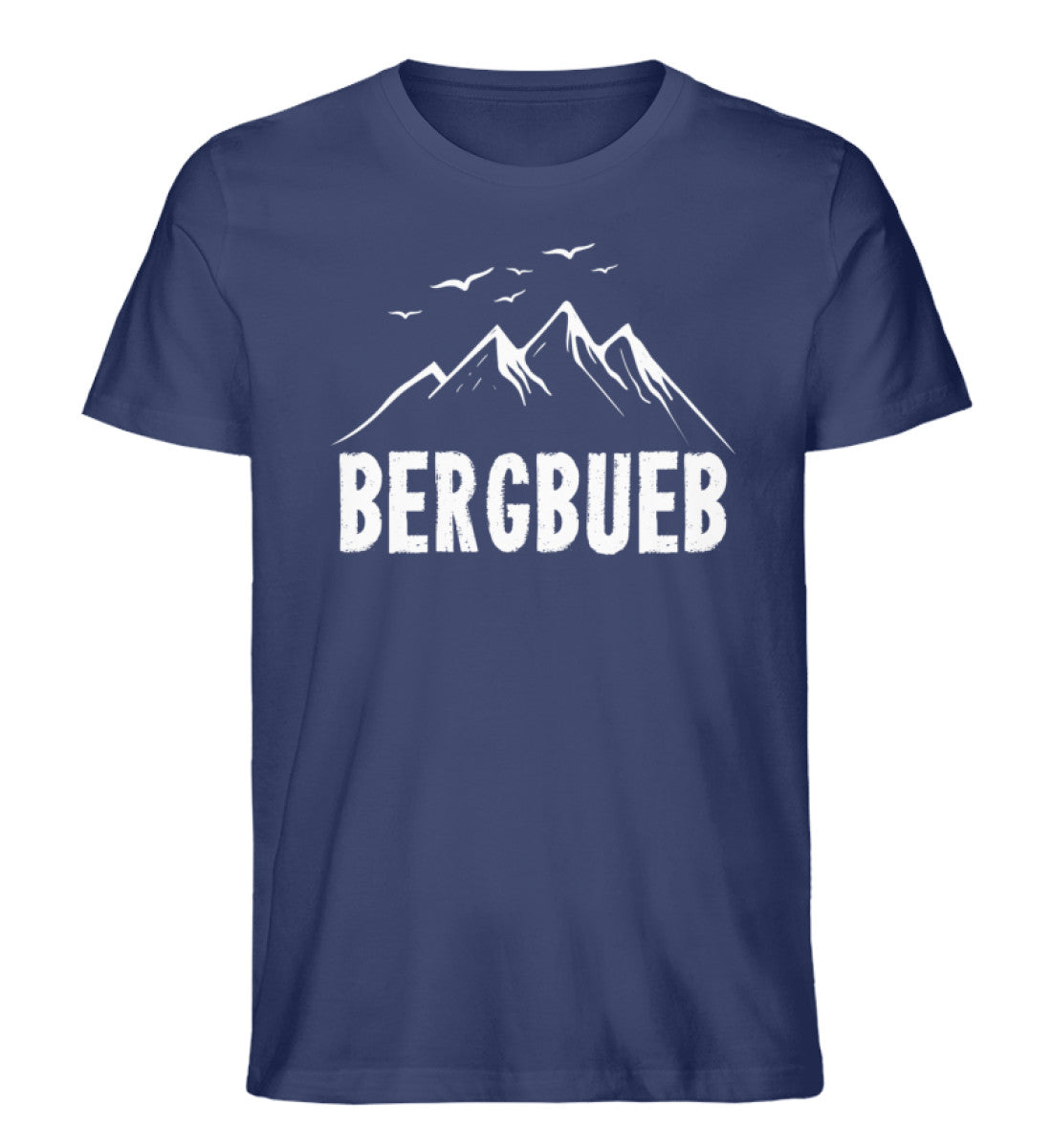 Bergbueb - Herren Organic T-Shirt berge Navyblau