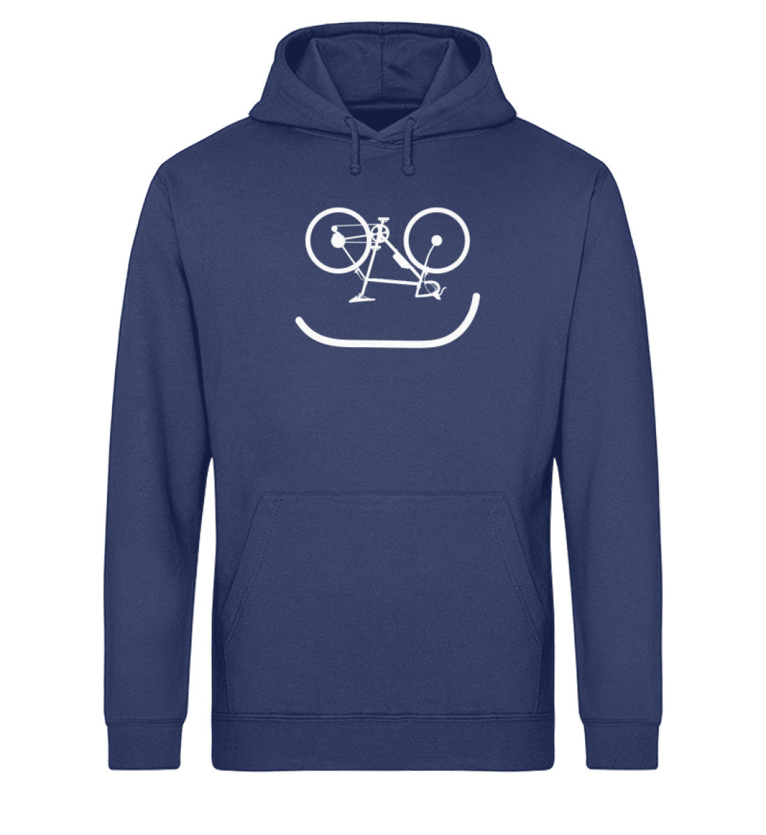 Fahrrad Emoji - Unisex Organic Hoodie fahrrad Navyblau