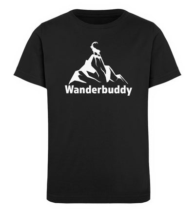 Wanderbuddy - Kinder Premium Organic T-Shirt Schwarz