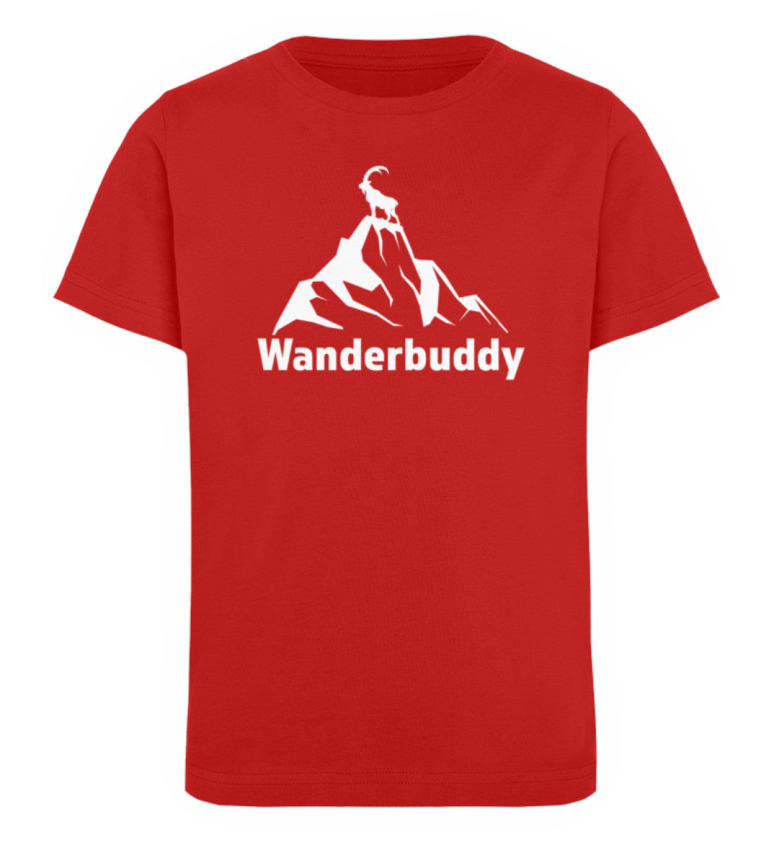 Wanderbuddy - Kinder Premium Organic T-Shirt Rot