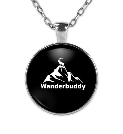 Wanderbuddy - Halskette mit Anhänger wandern Silber