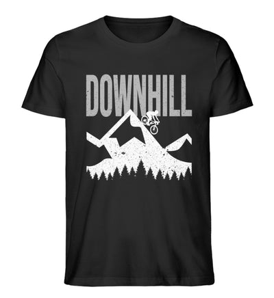 Downhill MTB - Herren Organic T-Shirt mountainbike Schwarz