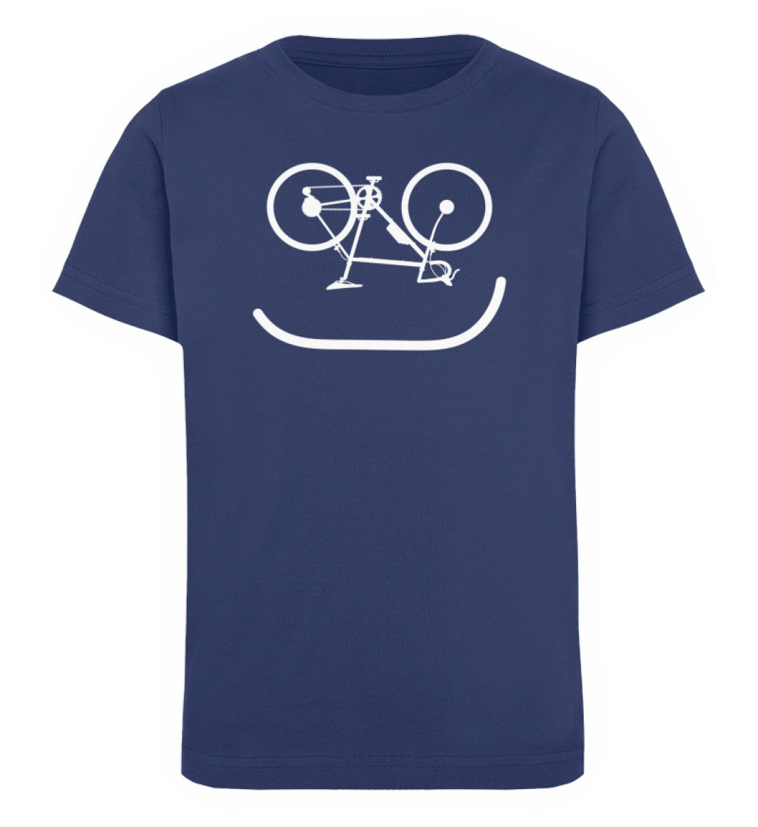 Fahrrad Emoji -Kinder Premium Organic T-Shirt Navyblau
