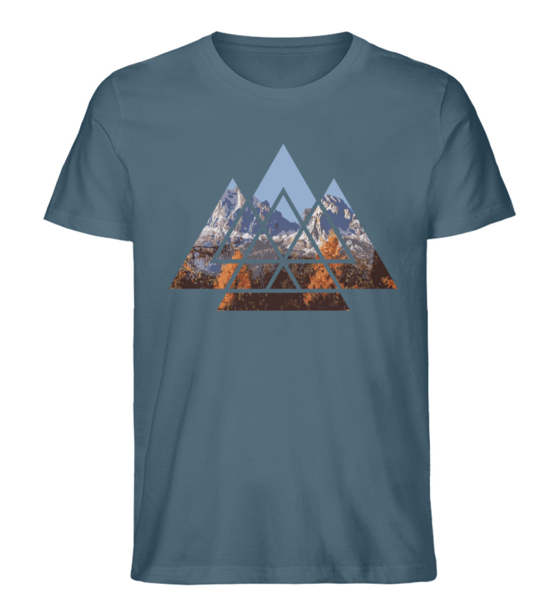 Berge Abstrakt - Herren Premium Organic T-Shirt berge wandern Stargazer