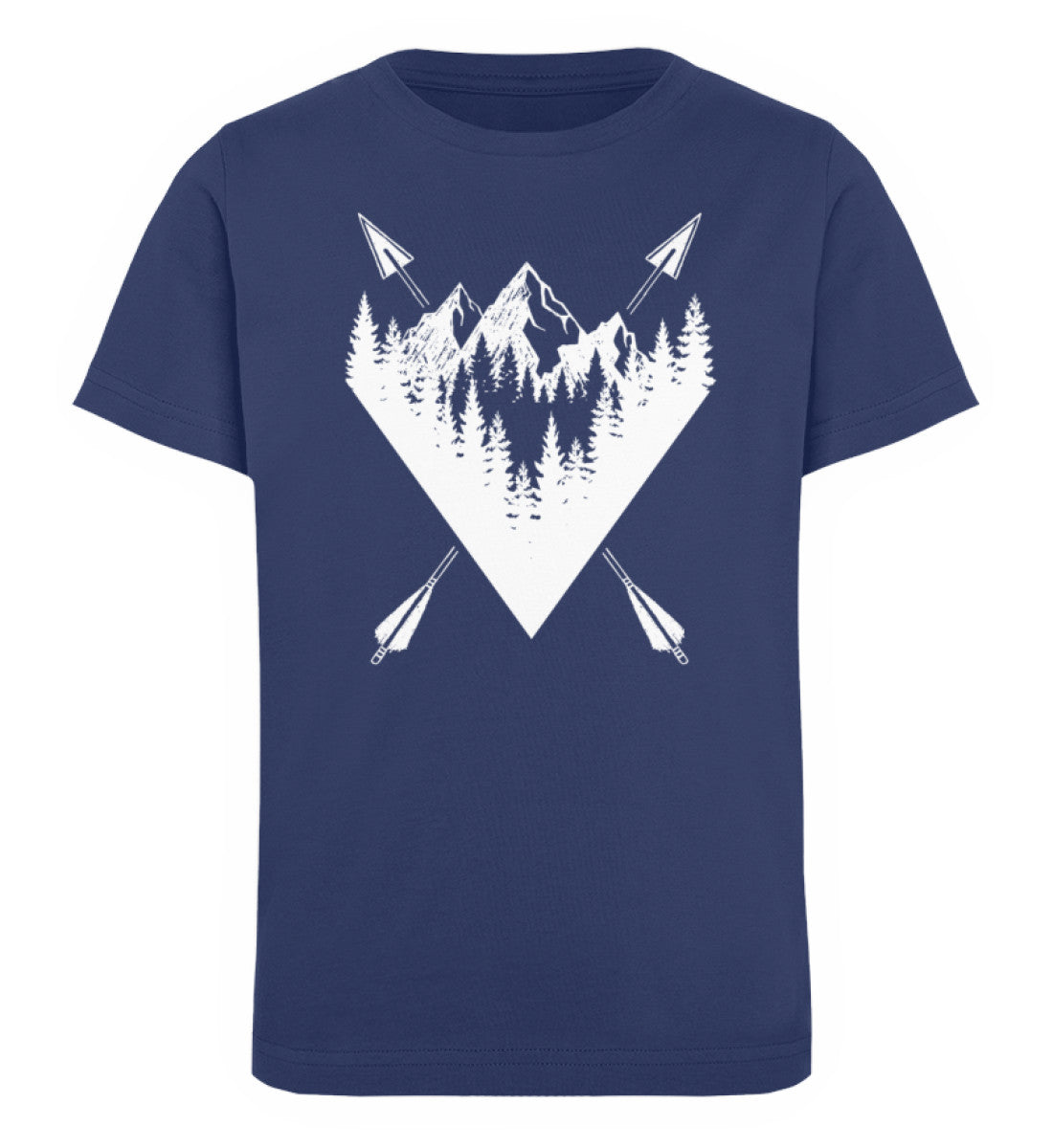 Bergführer - Kinder Premium Organic T-Shirt berge klettern wandern Navyblau