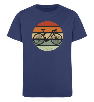 Fahrrad Vintage - Kinder Premium Organic T-Shirt fahrrad Navyblau