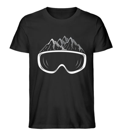Wintersporteln - Herren Organic T-Shirt ski Schwarz