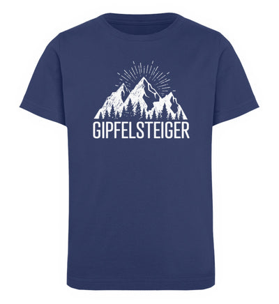 Die Gipfelsteiger - Kinder Premium Organic T-Shirt berge klettern wandern Navyblau
