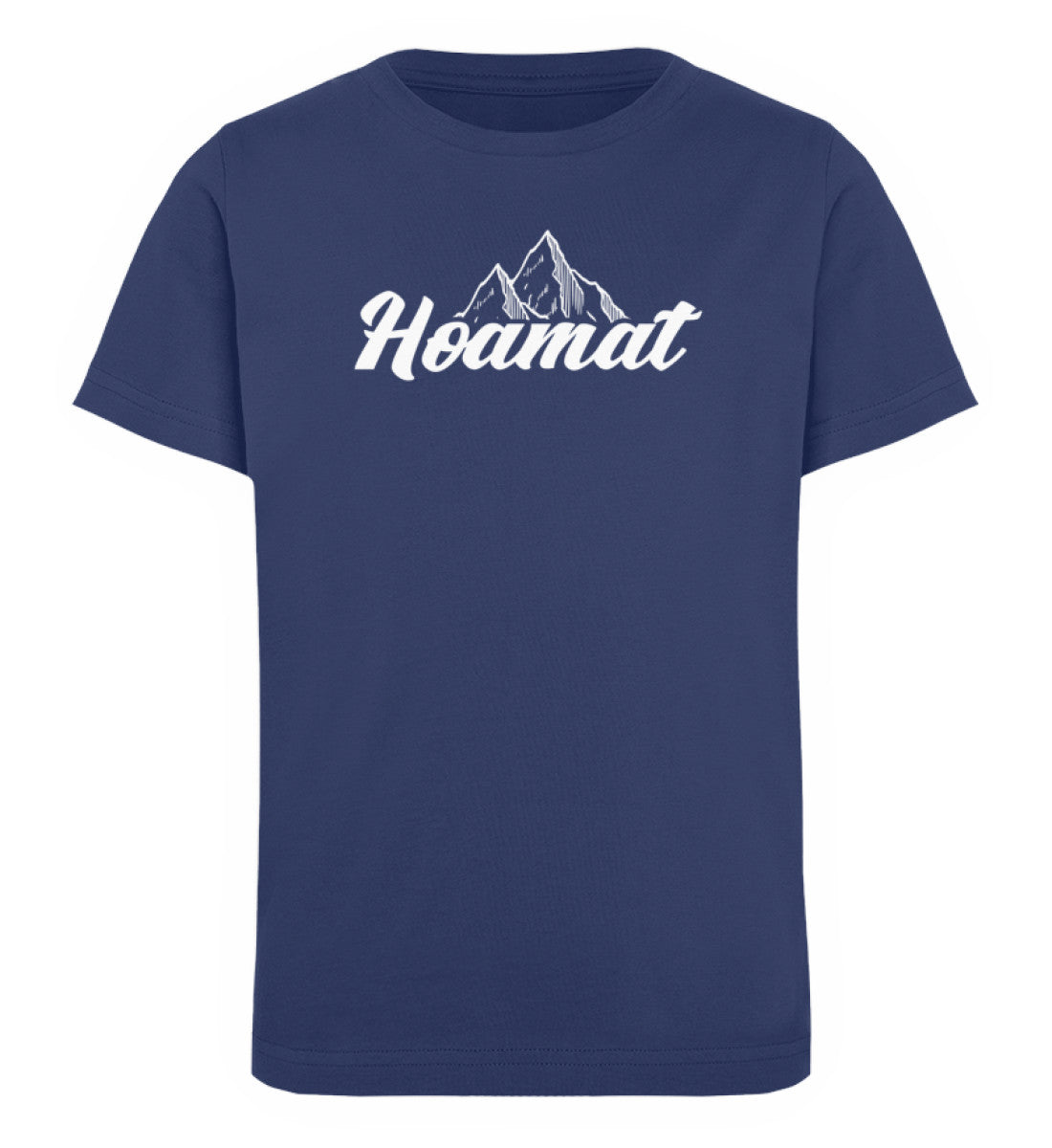 Hoamat - Kinder Premium Organic T-Shirt berge Navyblau