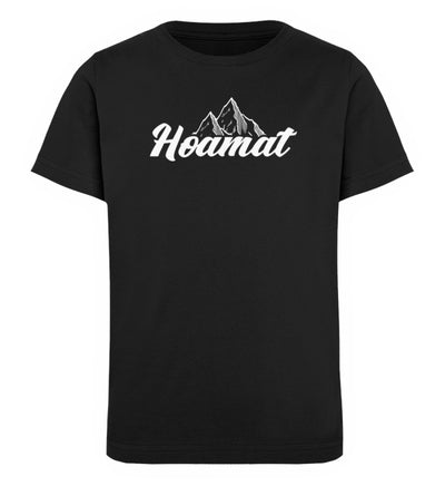 Hoamat - Kinder Premium Organic T-Shirt berge Schwarz