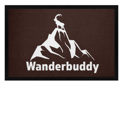Wanderbuddy - Fußmatte mit Gummirand wandern Braun