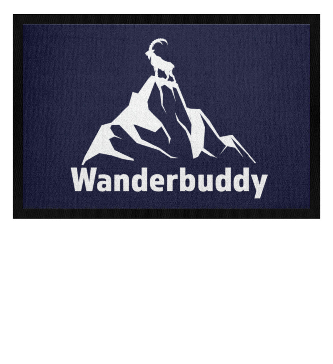 Wanderbuddy - Fußmatte mit Gummirand wandern Navy