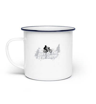 Dirt is the new Snow - Emaille Tasse mountainbike Default Title